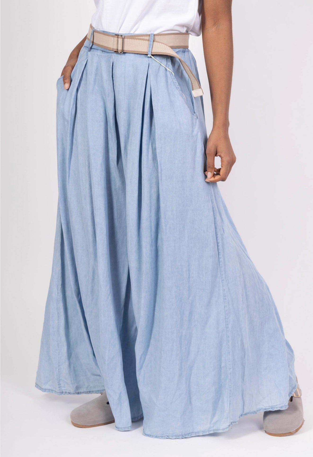Maxi Skirt - Light Denim