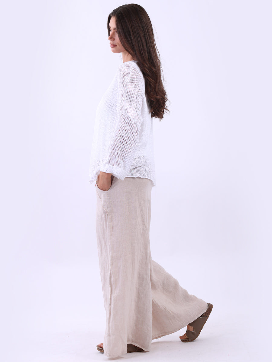 Mesh Top - White