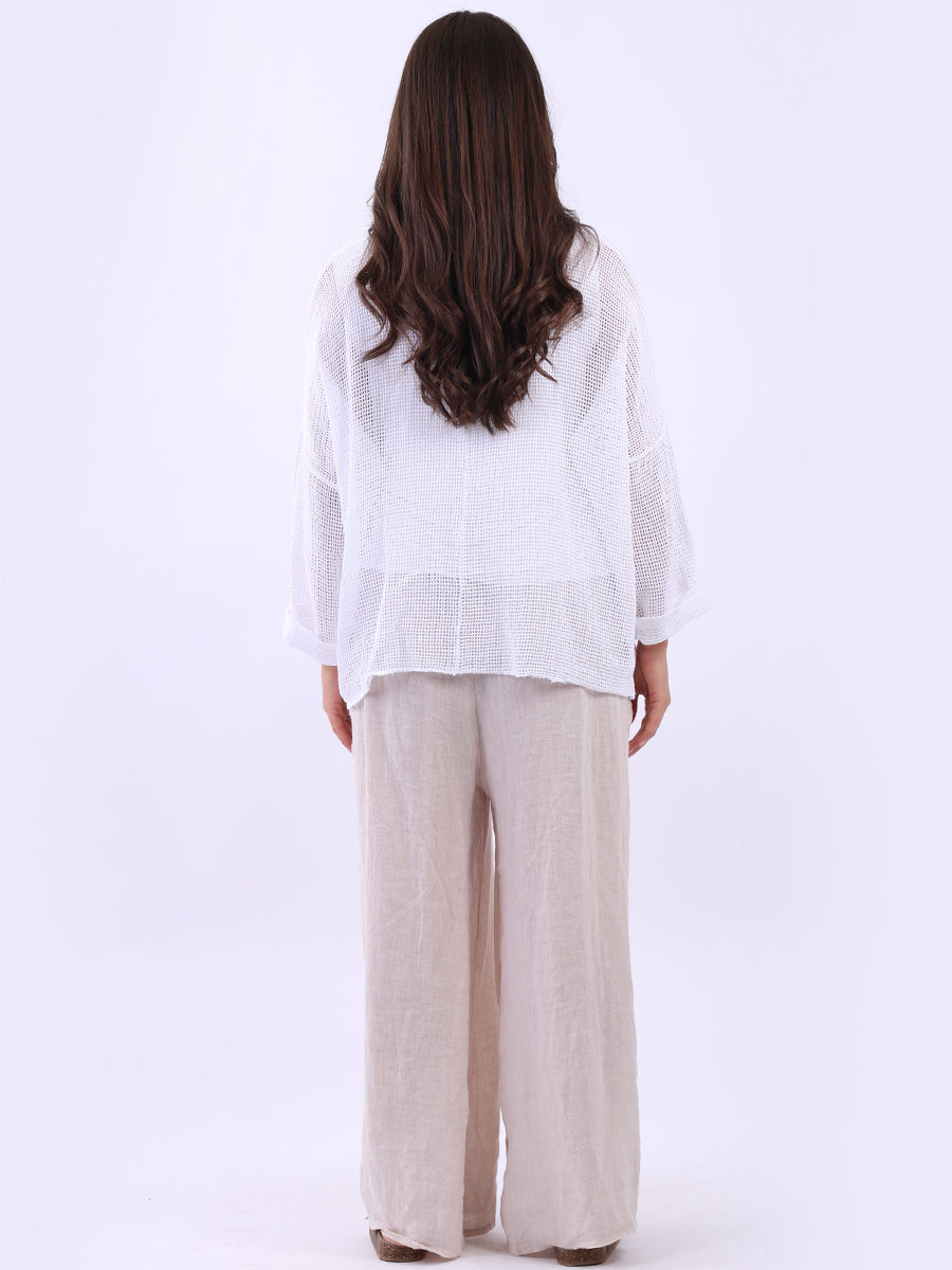 Mesh Top - White