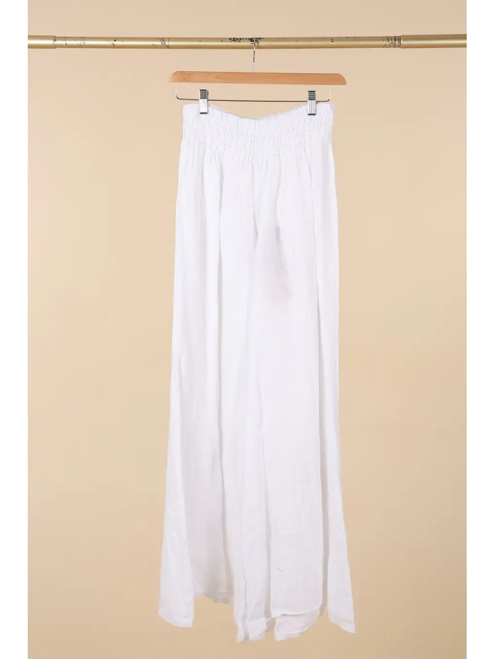 Classic Linen Pants - White