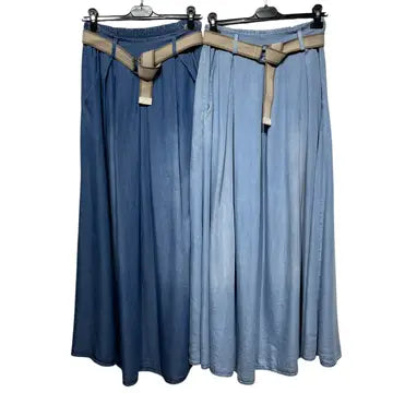 Maxi Skirt - Light Denim
