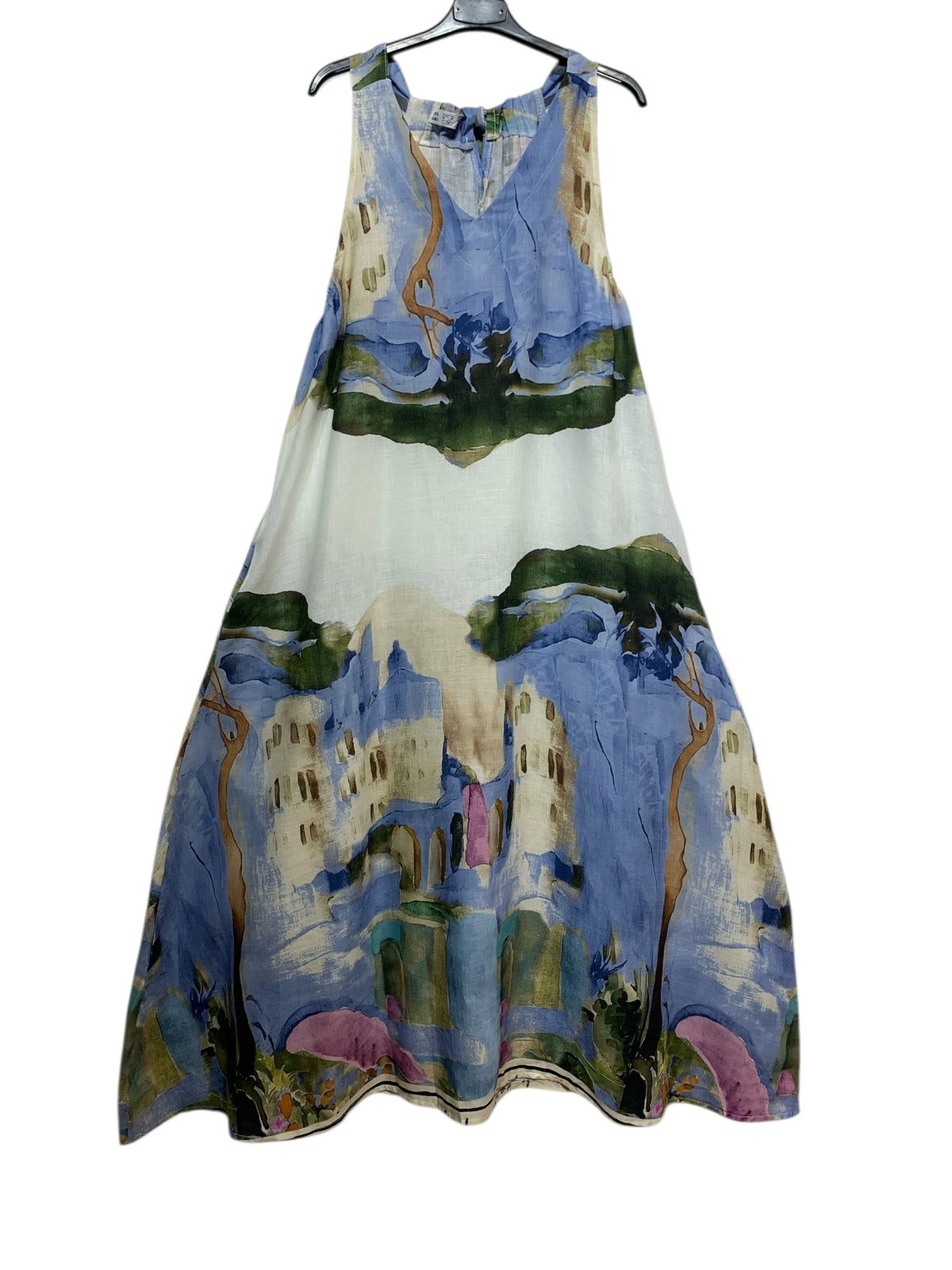 Vila Linen Dress - Jeans Blue