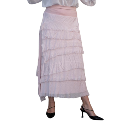 Italian Silk Skirt - Rosa Pink