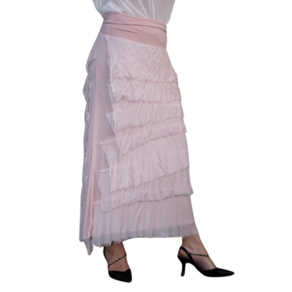 Italian Silk Skirt - Rosa Pink