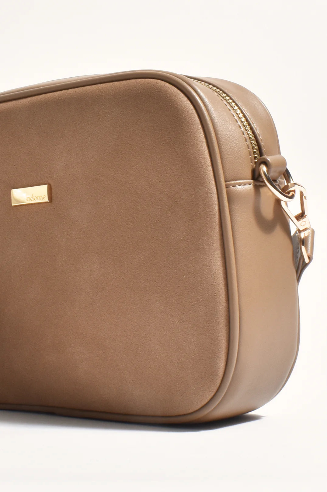 Paloma Suede Camera Bag - Mocha