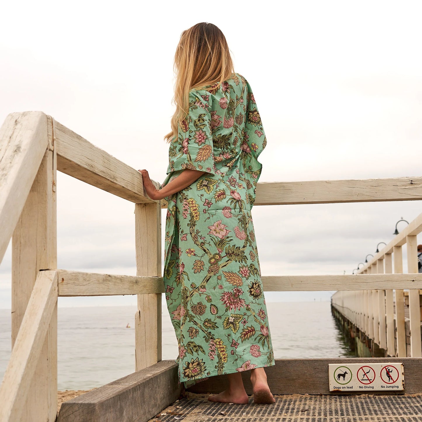 Indian Cotton Kaftan - Serene Botanics