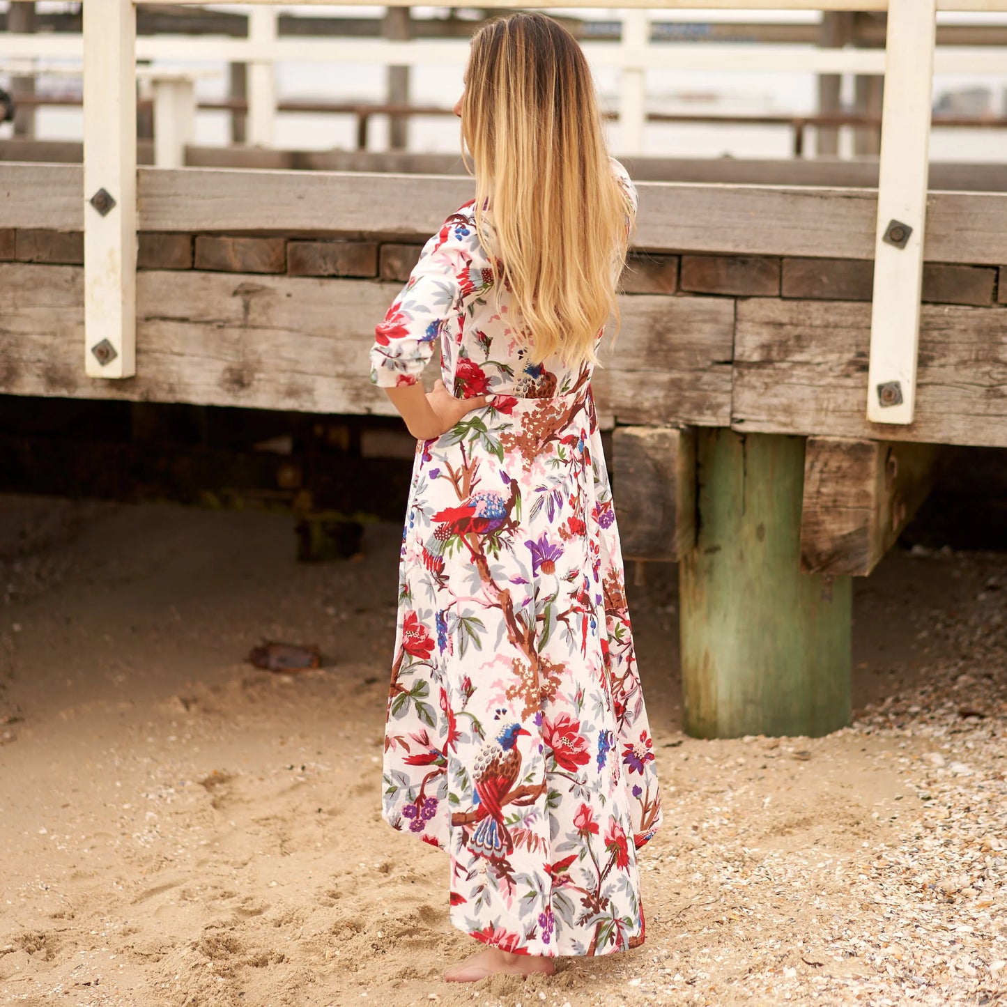 Indian Cotton Dress - Island Paradise
