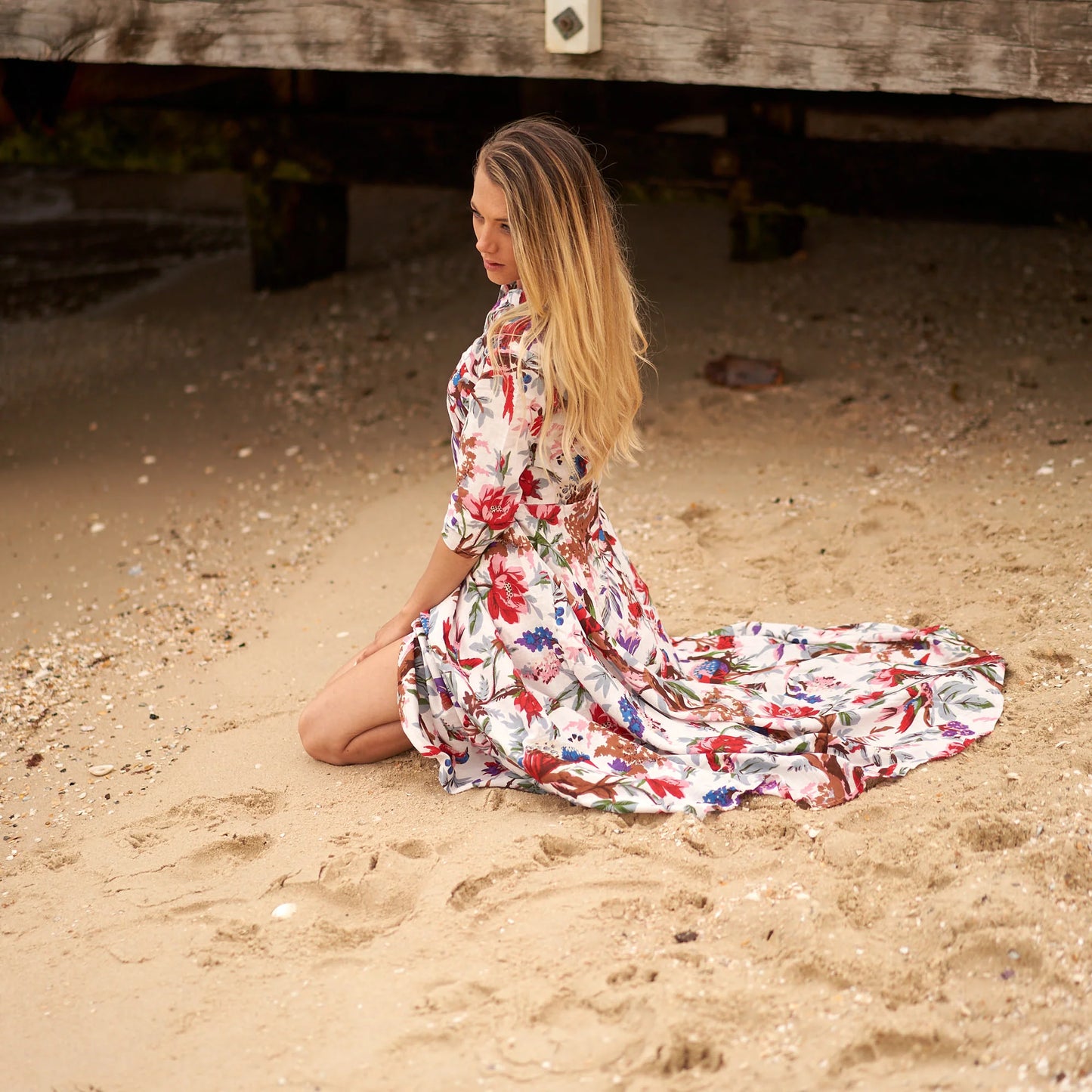 Indian Cotton Dress - Island Paradise