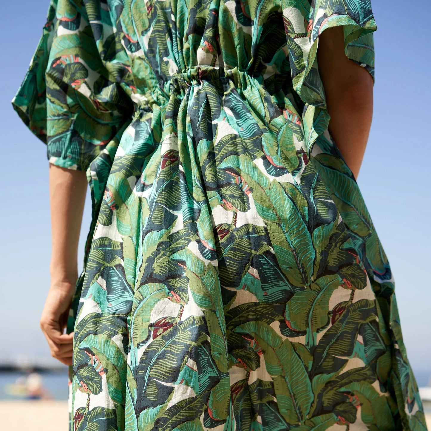 Indian Cotton Kaftan - Jungle Oasis