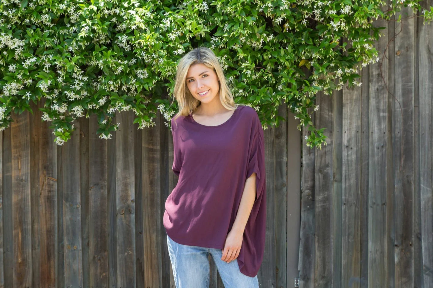 Drape Top - Plum