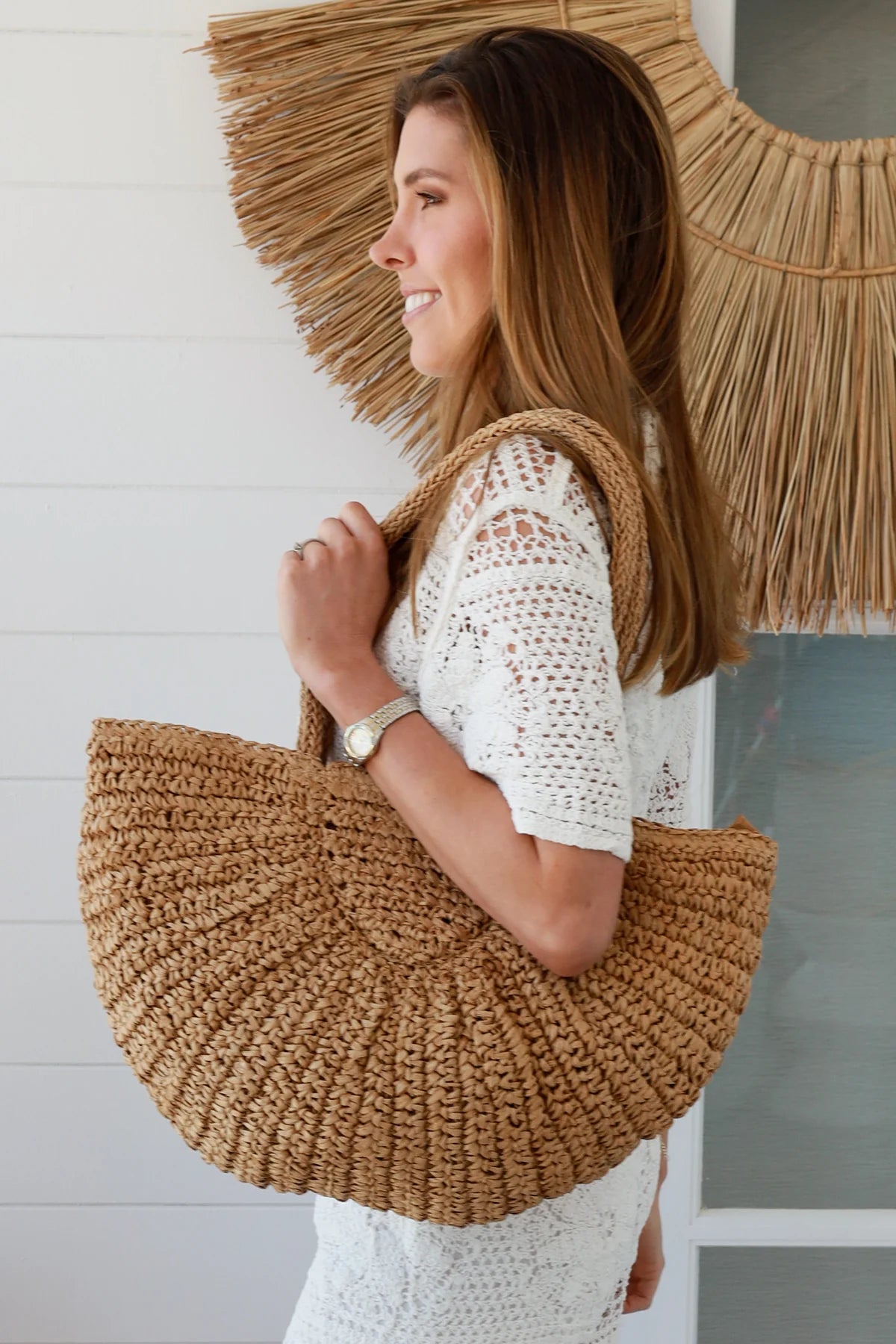 Half Moon Bag - Natural