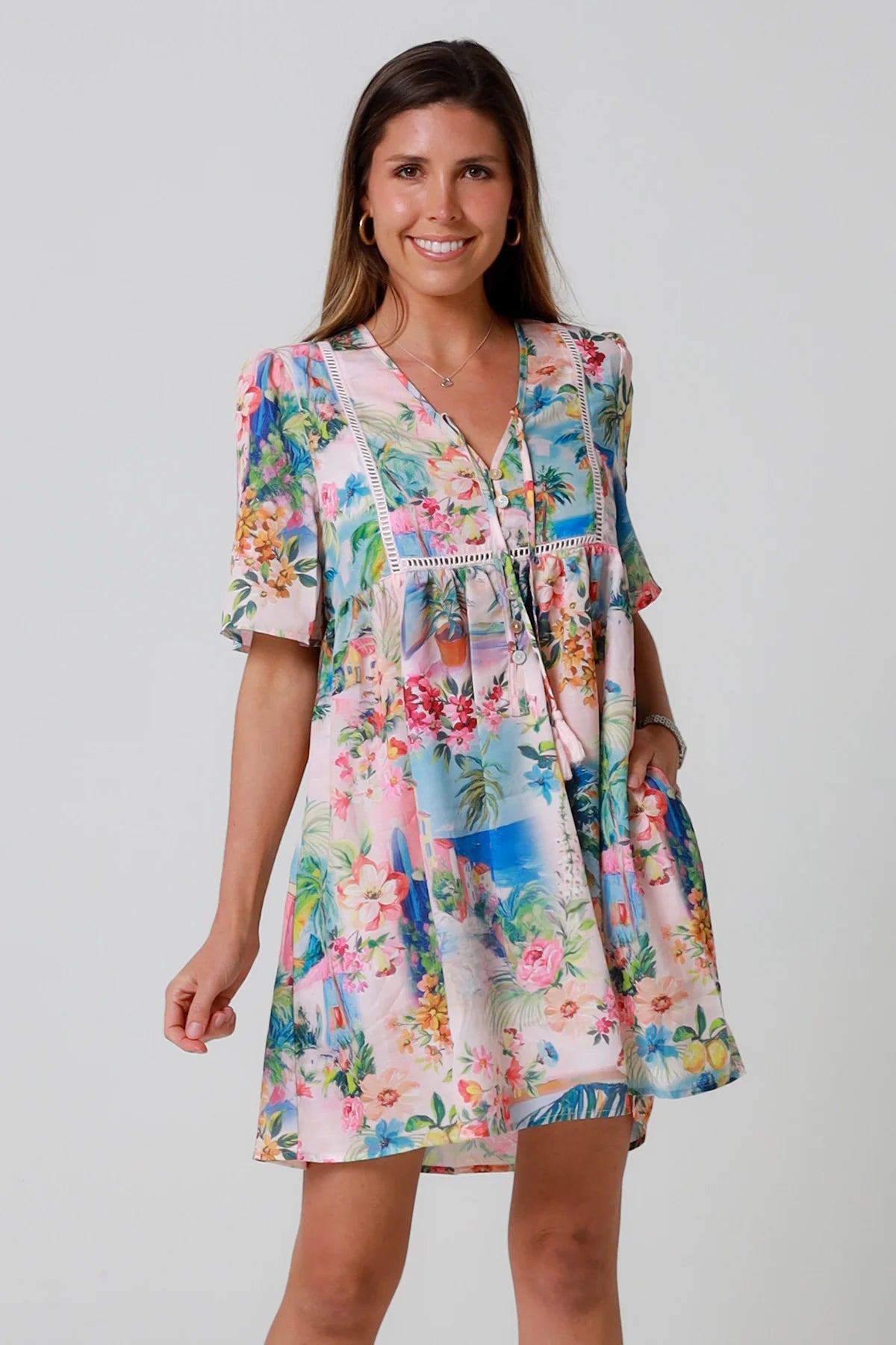 Tropical Mini Dress