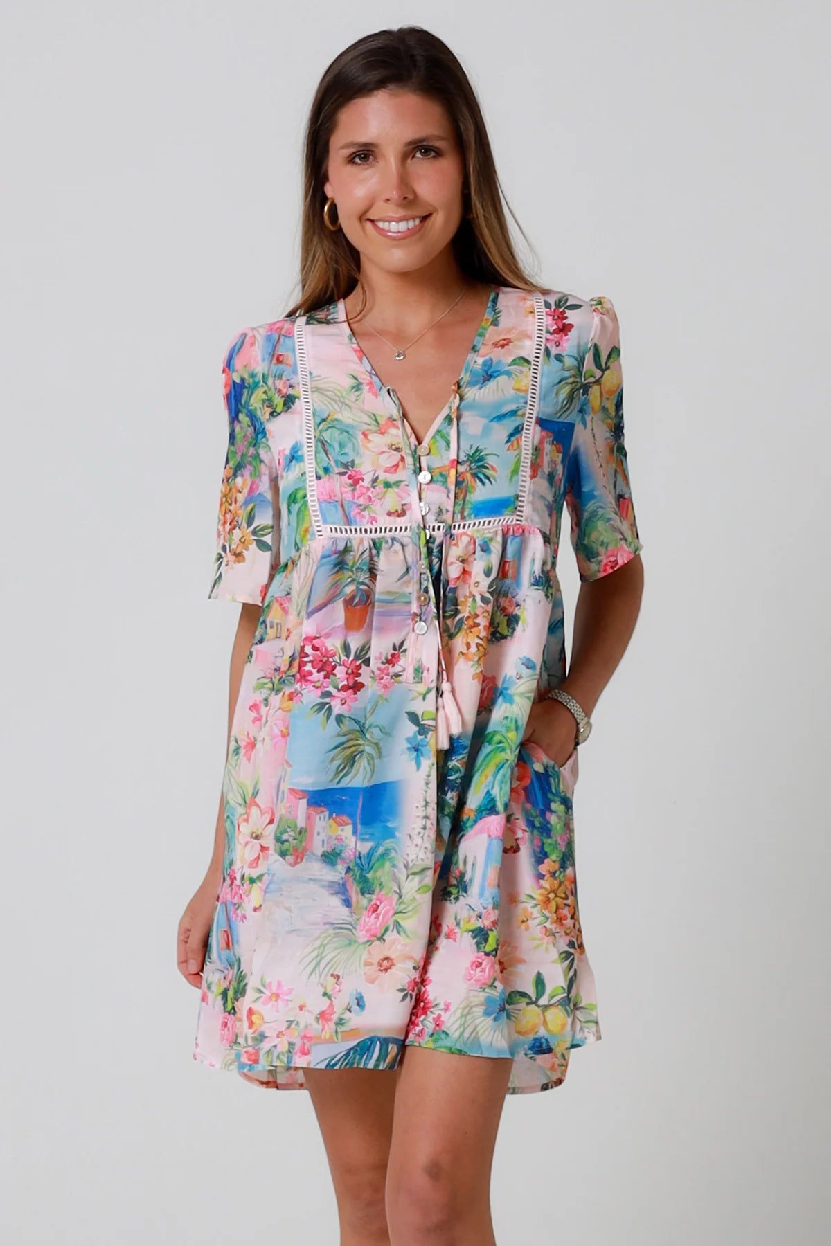 Tropical Mini Dress