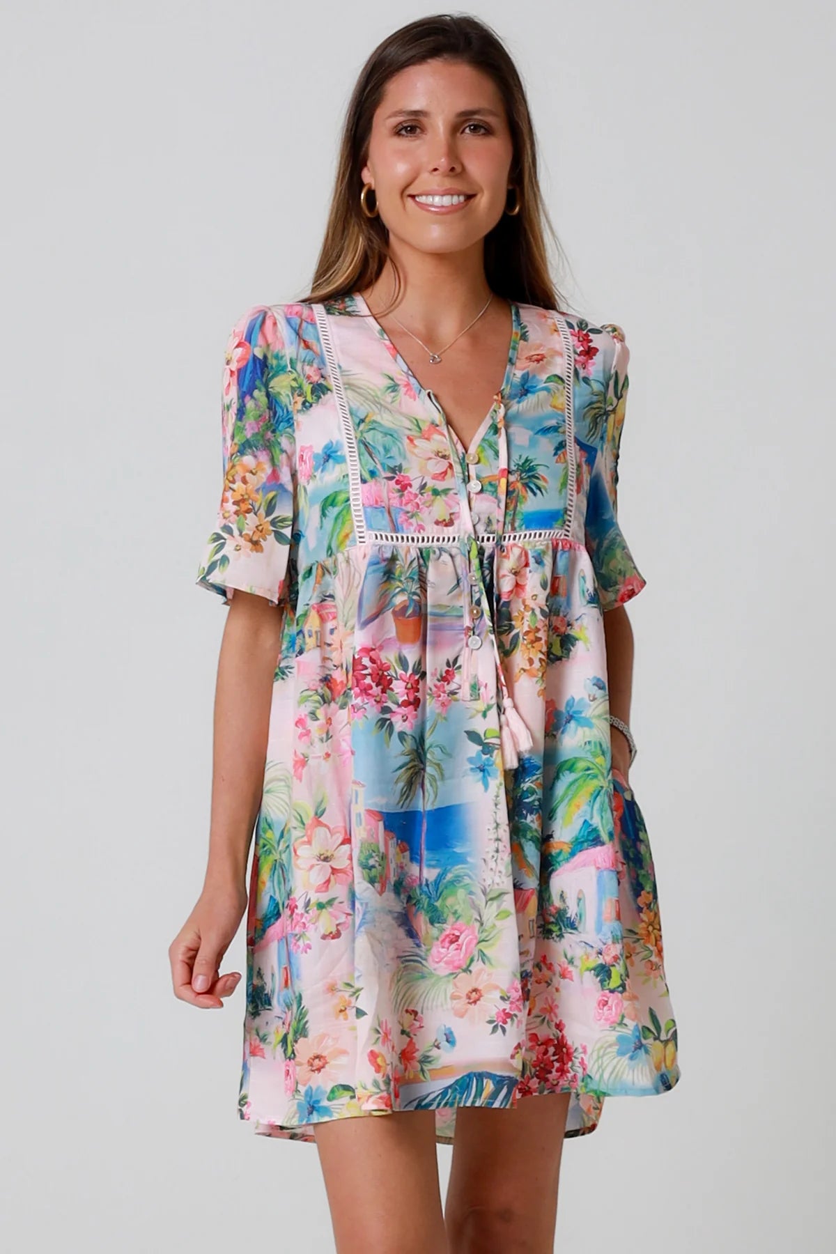Tropical Mini Dress