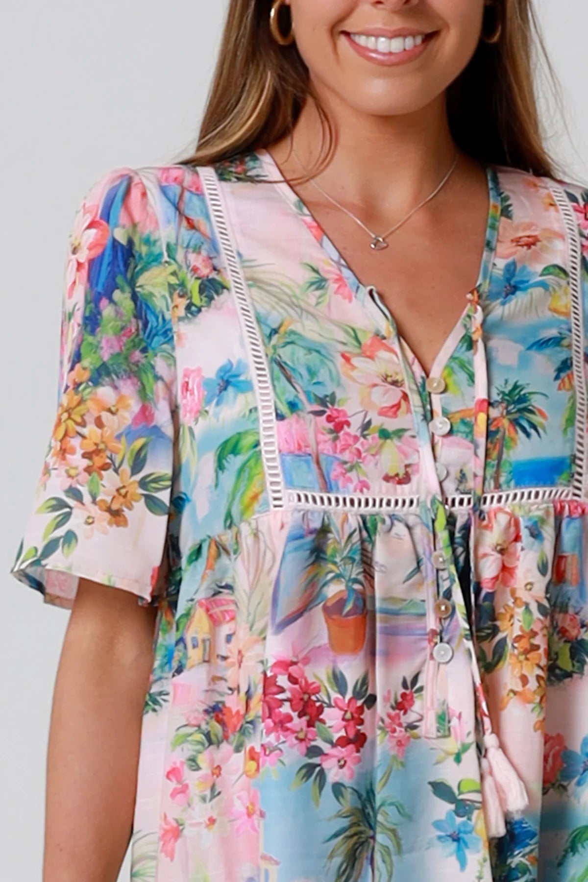 Tropical Mini Dress