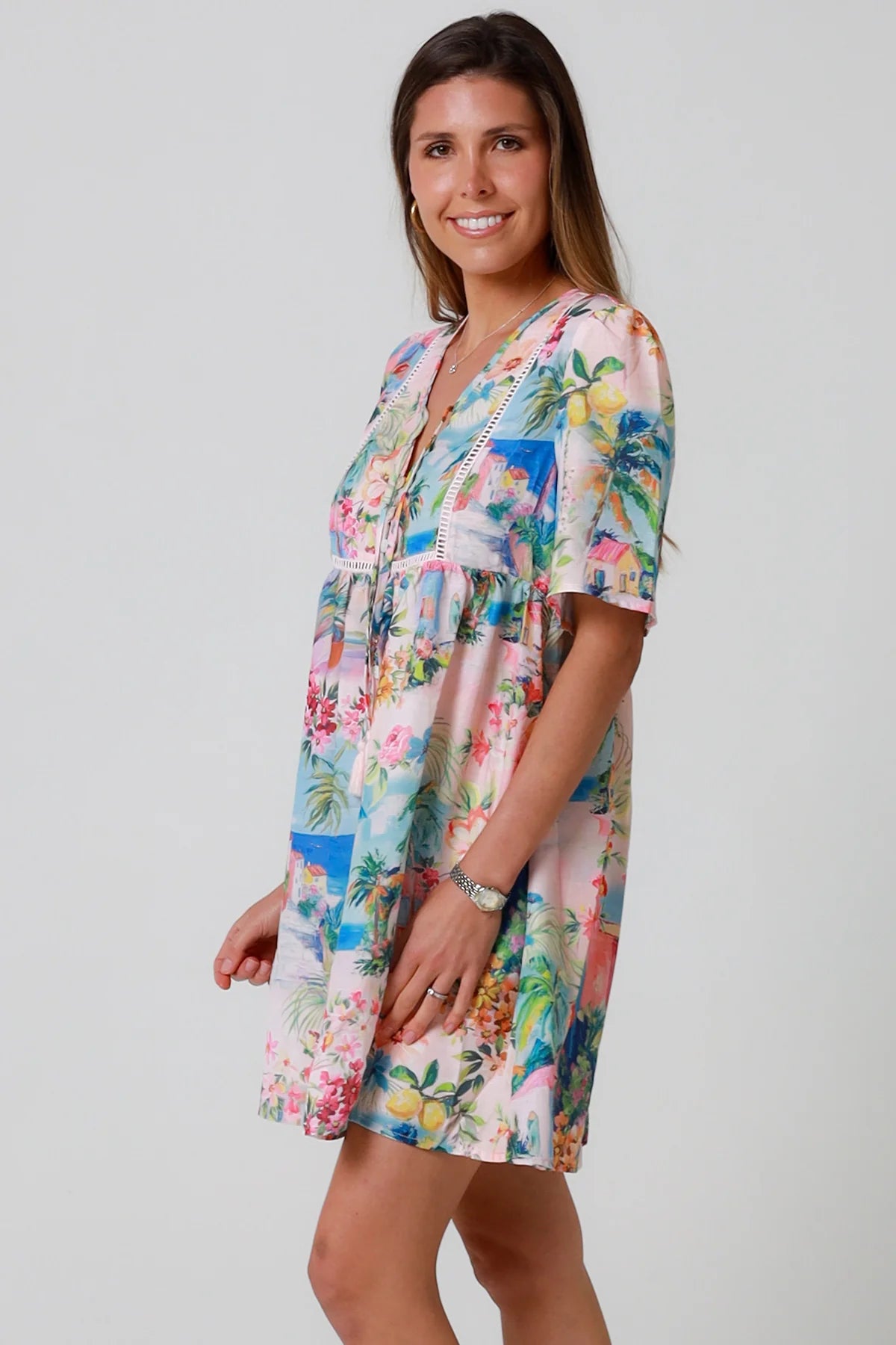 Tropical Mini Dress