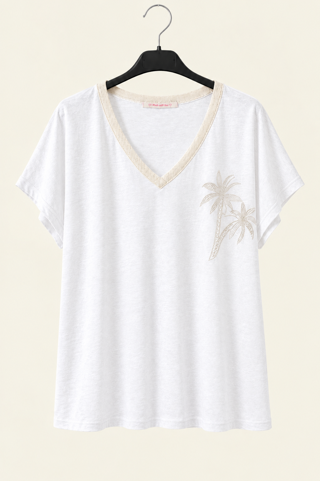 Palm Tee - White