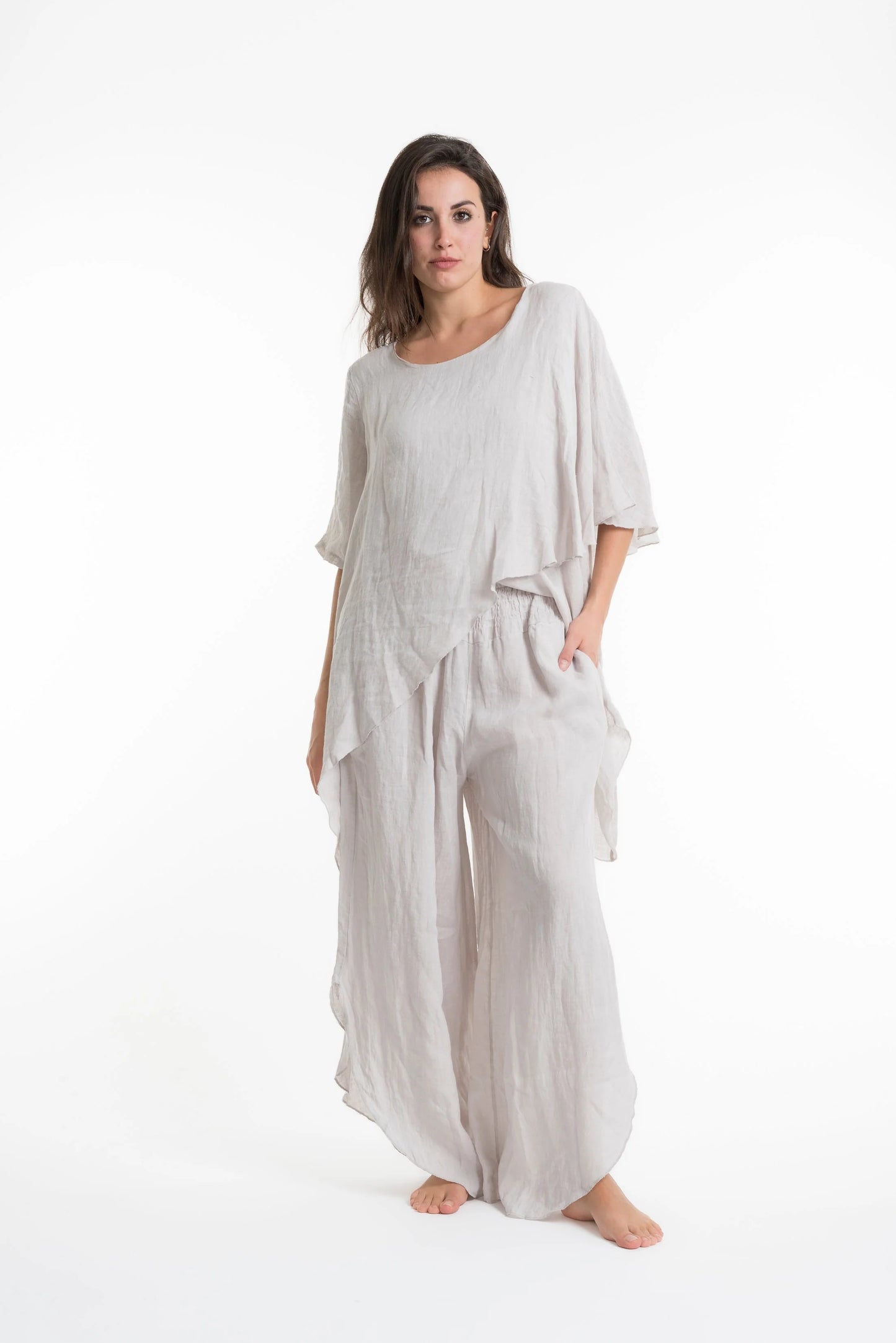 Emma Pants - Soft Grey