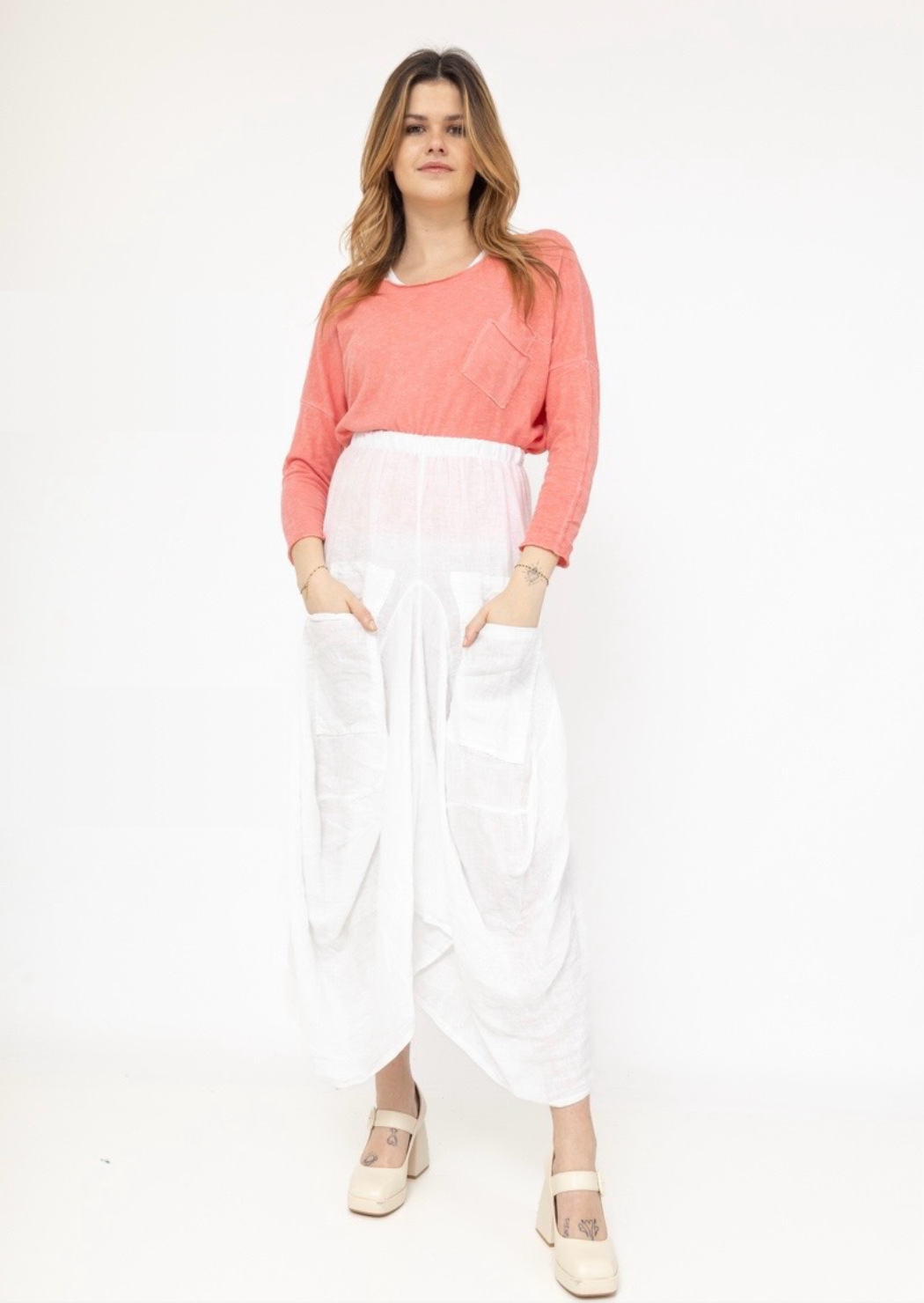 Luna Skirt - White