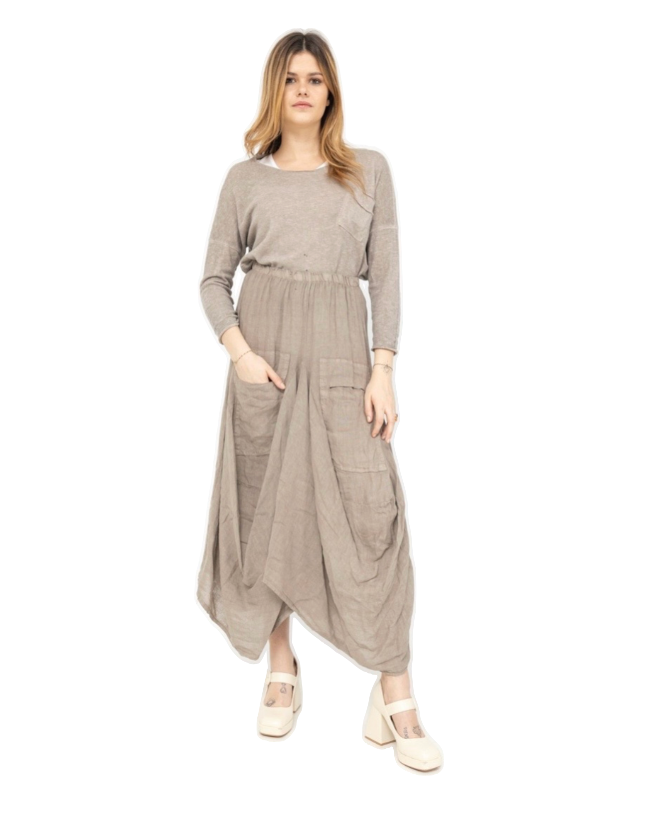 Luna Skirt - Taupe