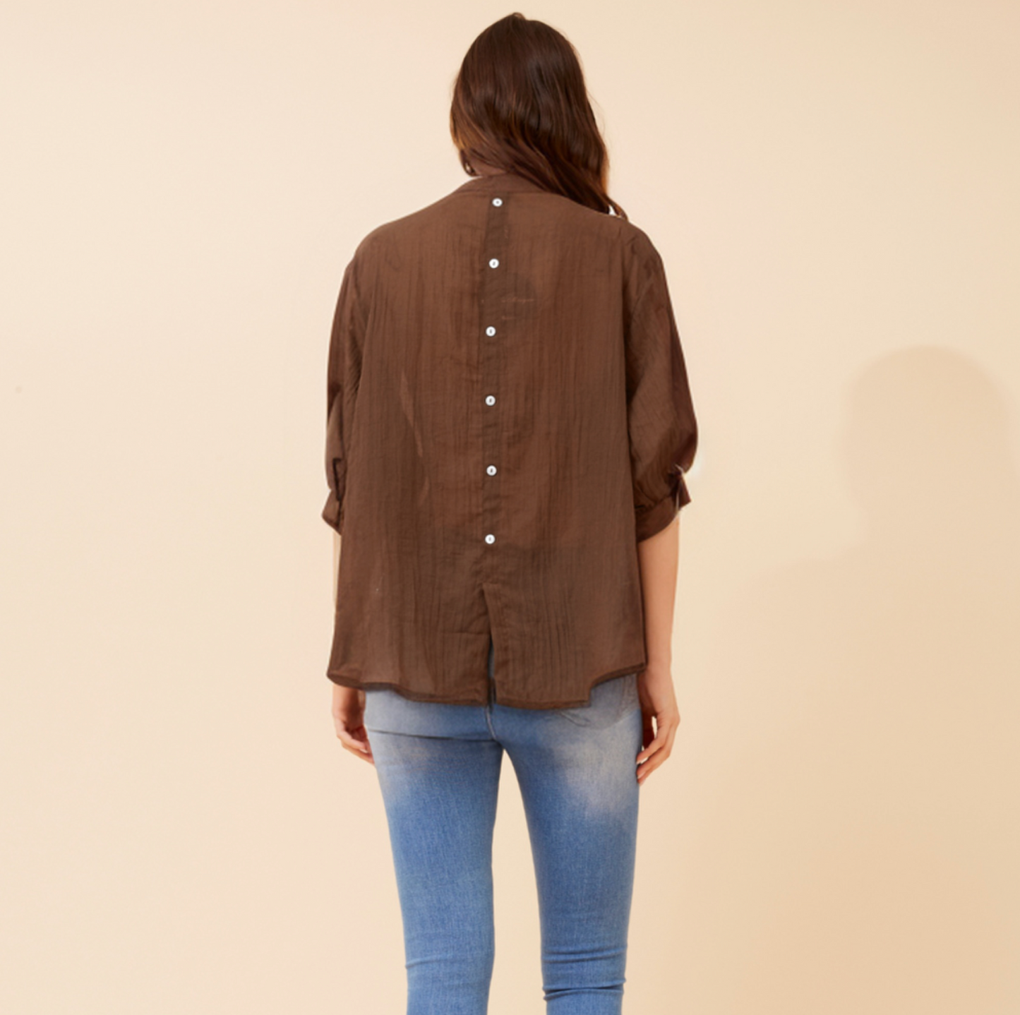 Bellina Shirt - Bitter Chocolate