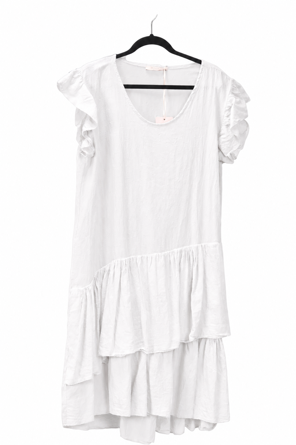 Asymmetric Dress - White