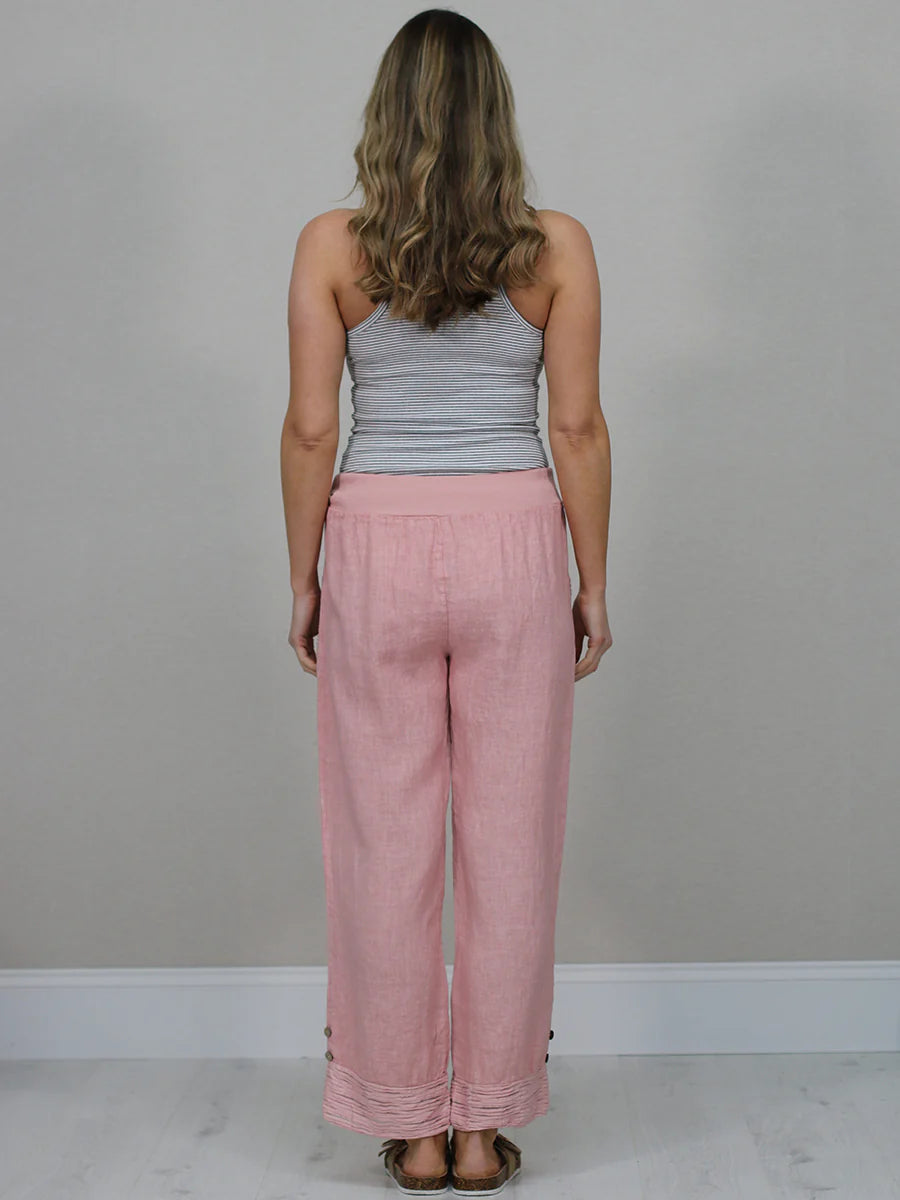 Tweed Pants - Coral