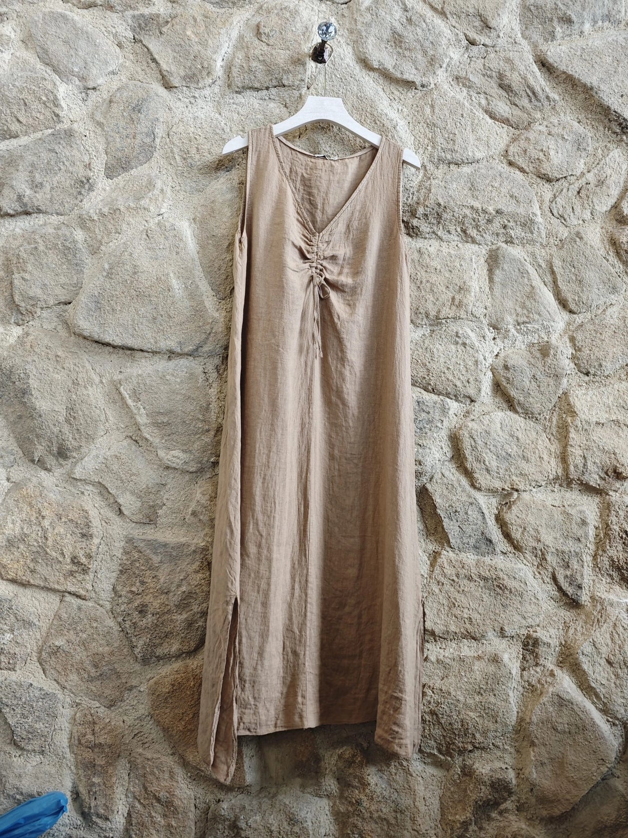 Tia Sleeveless Dress - Camel