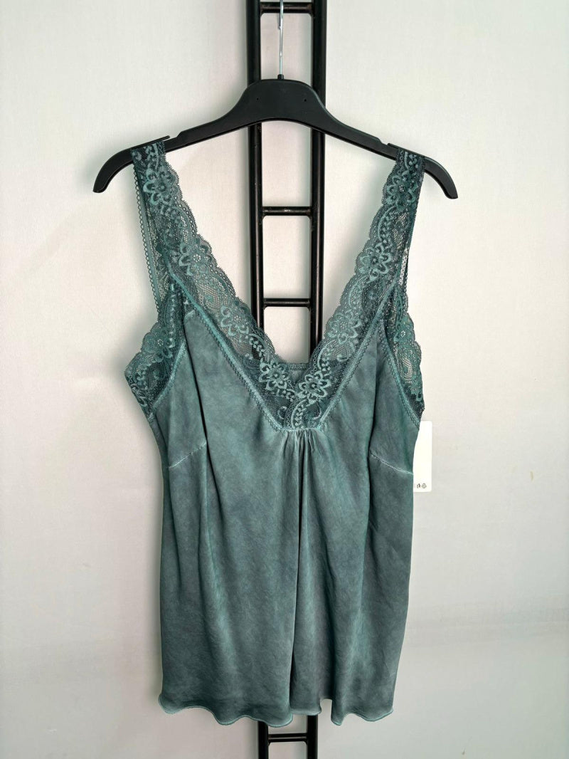 Lace Camisole - Alpine Green