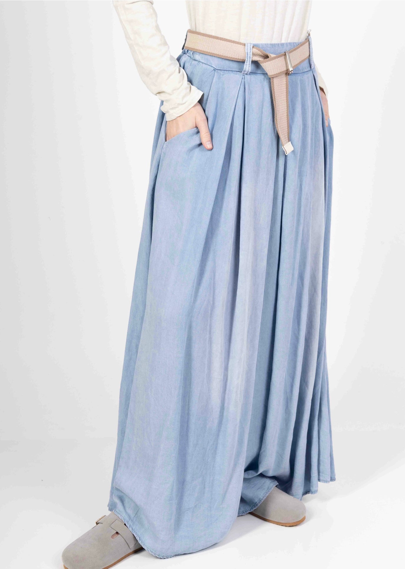 Maxi Skirt - Light Denim