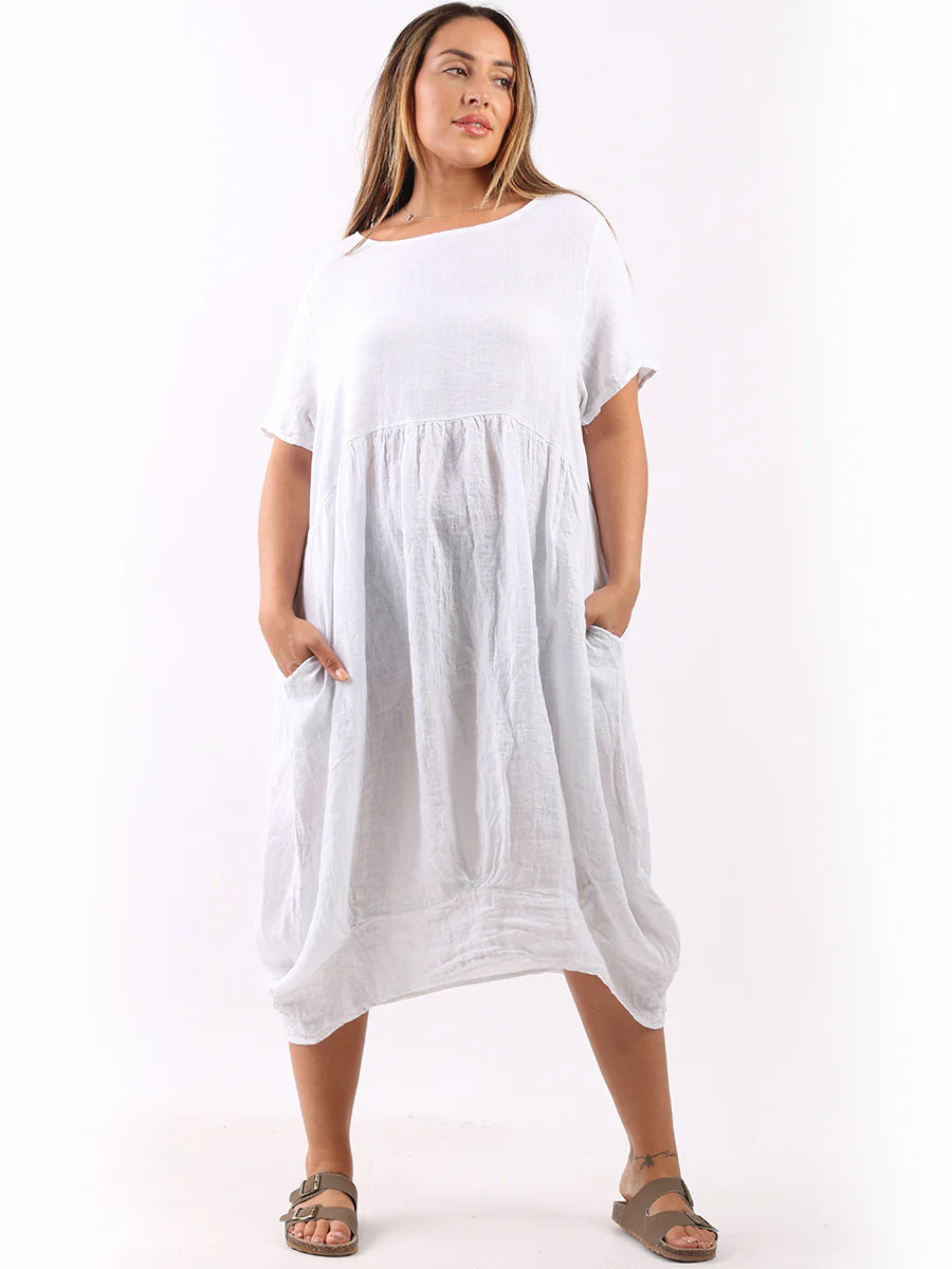 Claire Dress - White