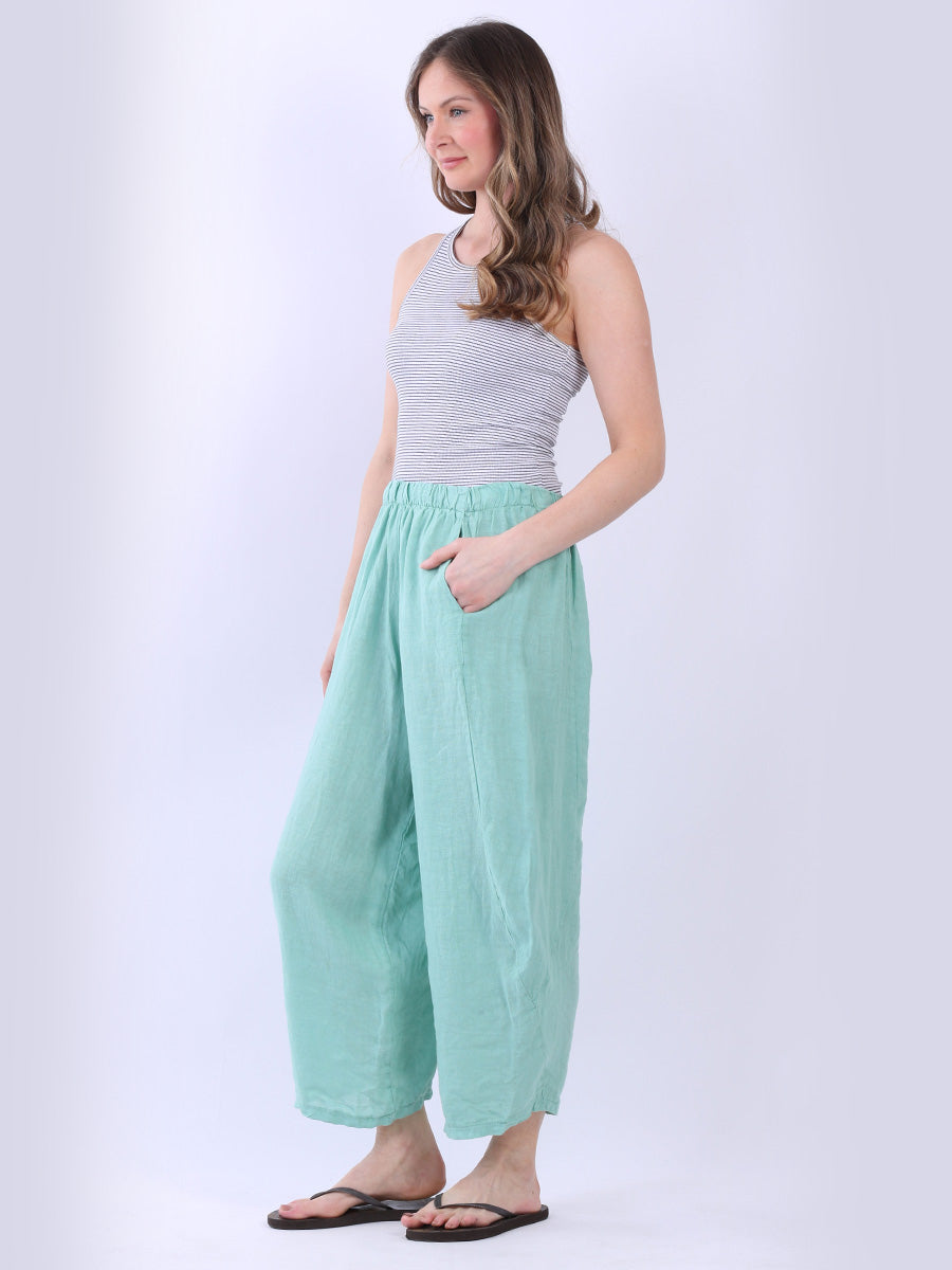 Cocoon Pants - Aqua