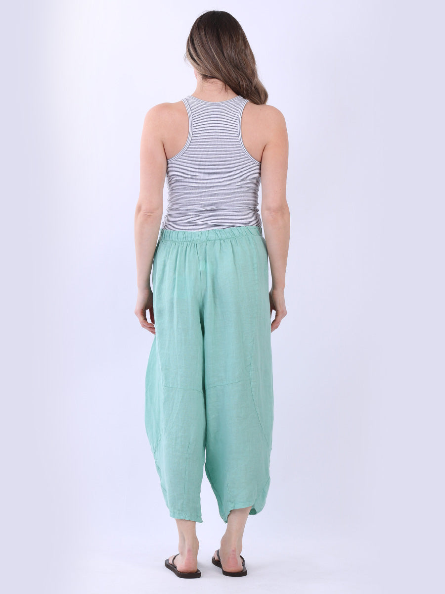 Cocoon Pants - Aqua