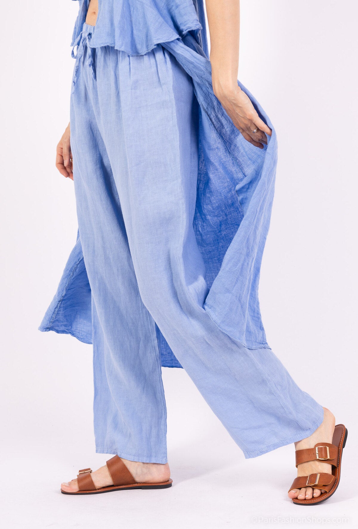 Paula Pants - Cornflower Blue
