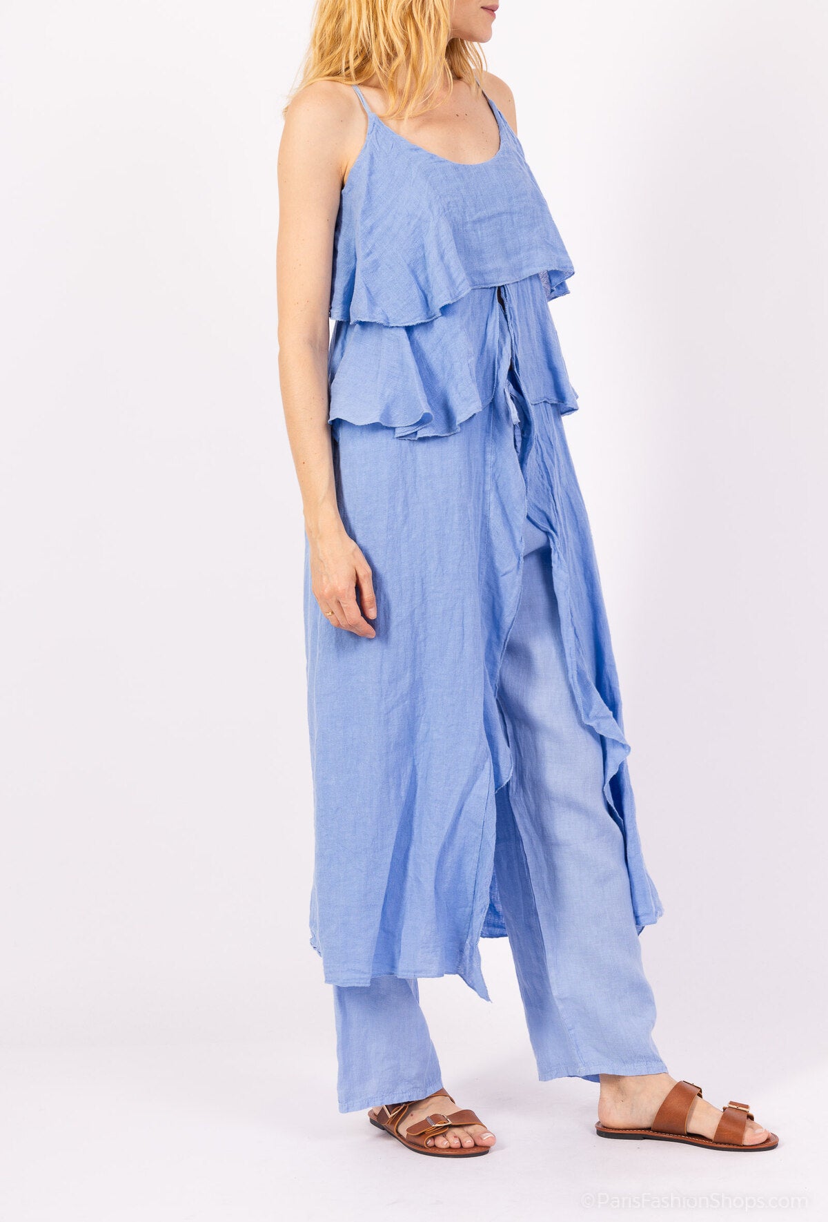 Paula Top - Cornflower Blue