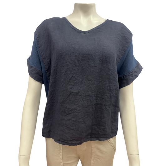 Ava Top - Navy