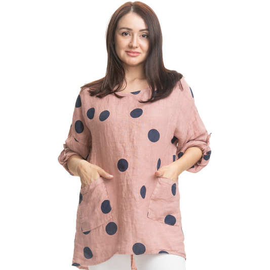 Dotty Top - Rosa