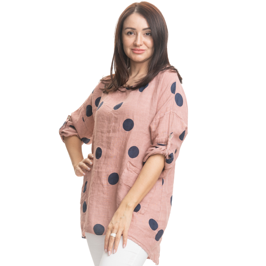 Dotty Top - Rosa