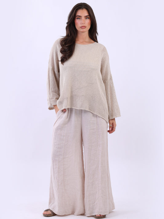 Mesh Top - Beige