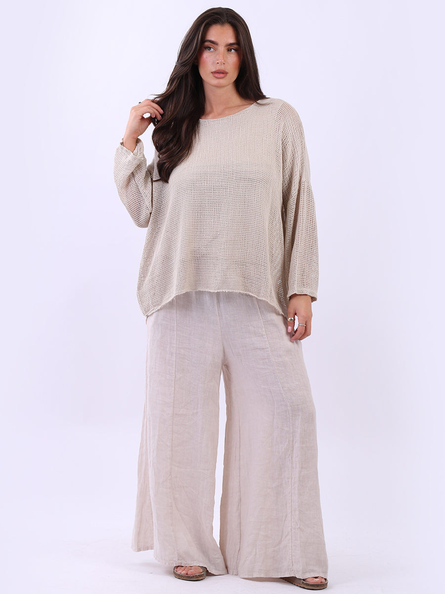 Mesh Top - Beige