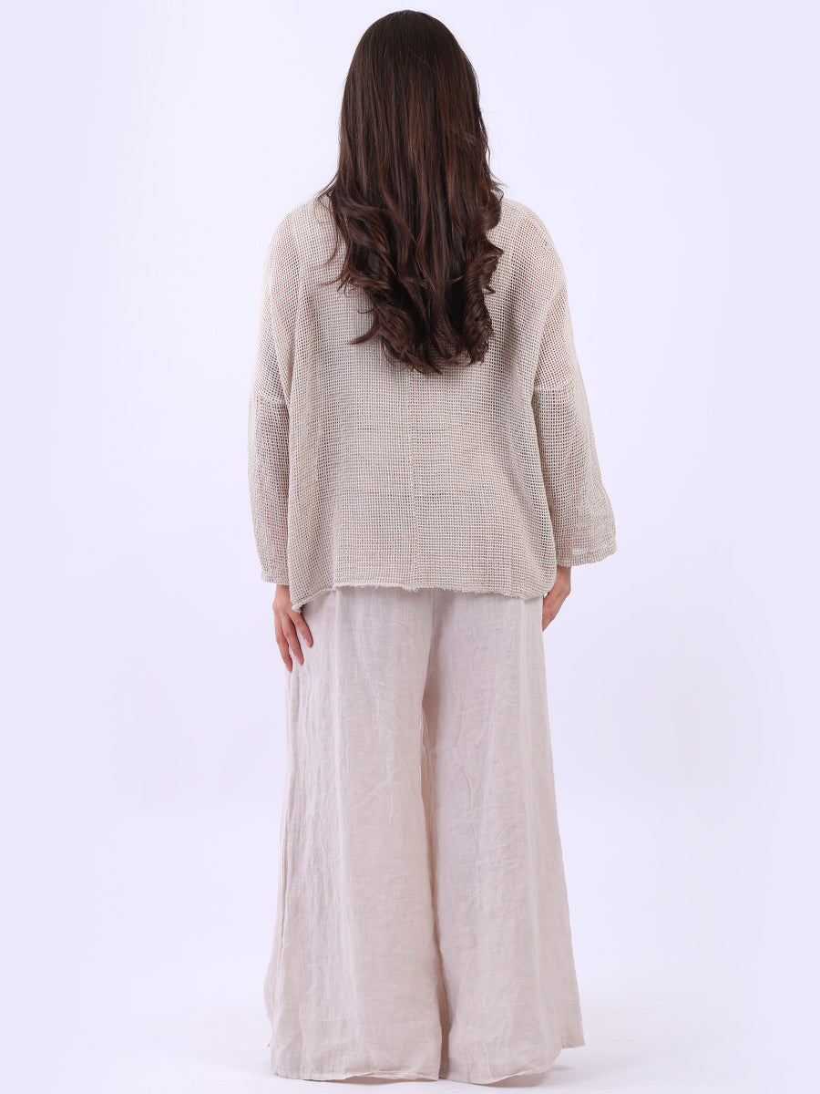 Mesh Top - Beige