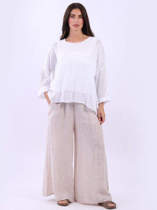 Mesh Top - White
