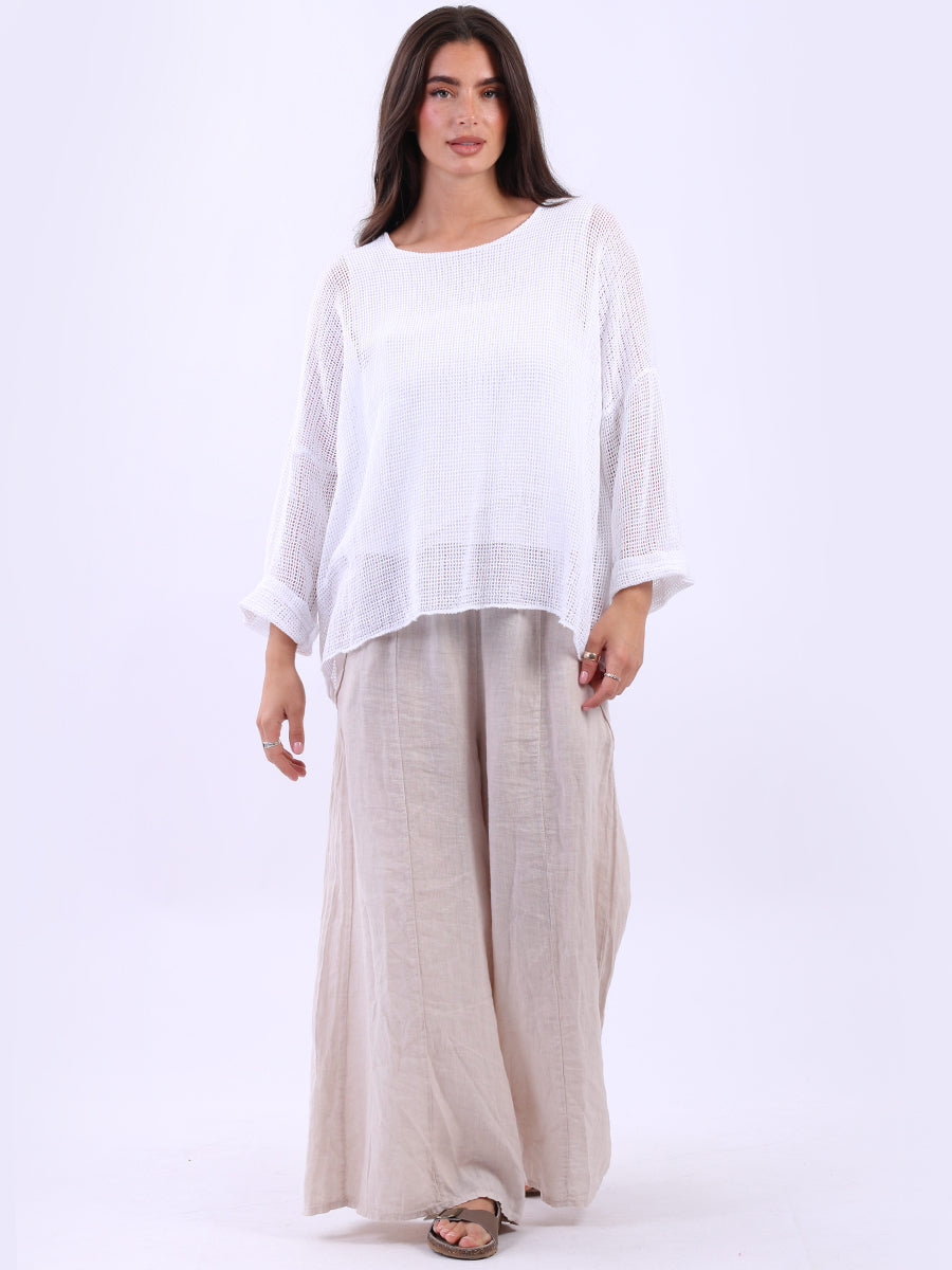 Mesh Top - White