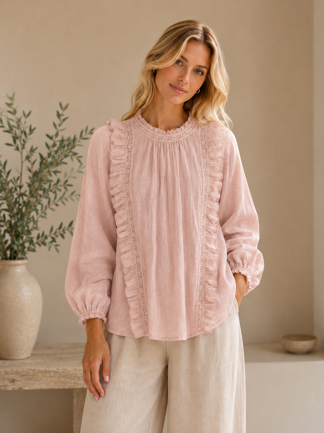 Romantica Top - Blush