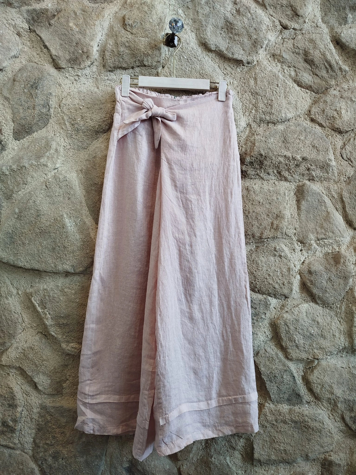 Bow Pants - Blush Pink