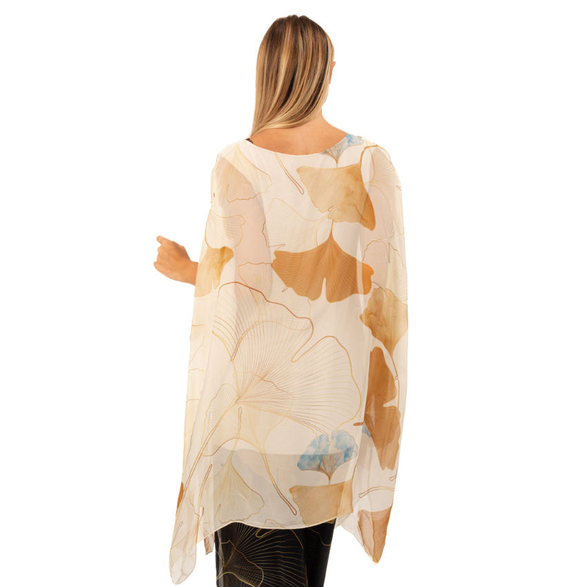 Italian Silk Tunic - Camel