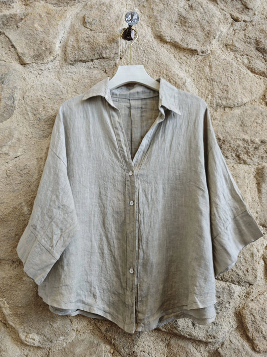Collared Shirt - Stone