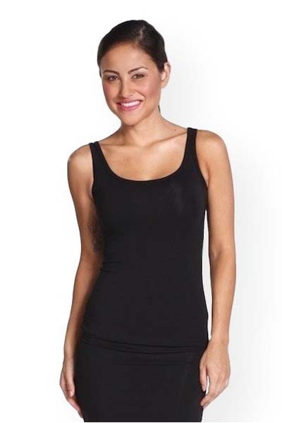 Slimmer Basic Singlet - Black