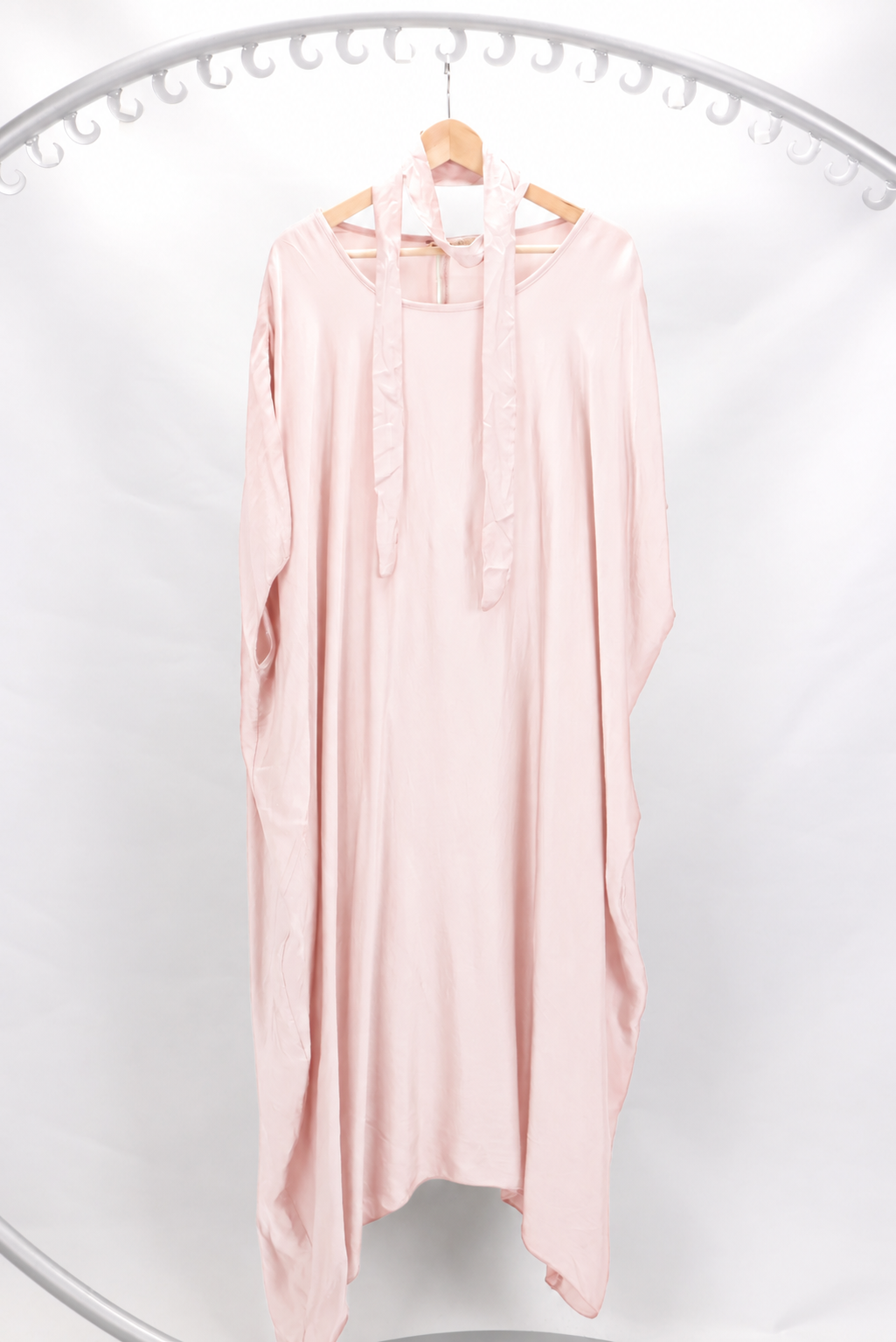 Silky Kaftan - Light Pink