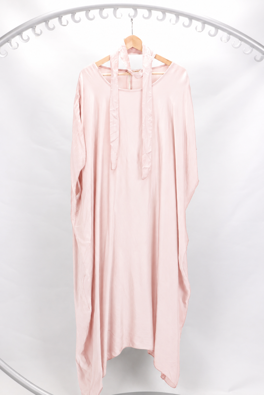 Silky Kaftan - Light Pink